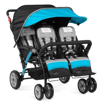 Compass 4 Seat Quad Stroller teal