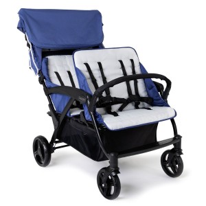 Odyssey 4 Seat Quad Stroller Navy/gray